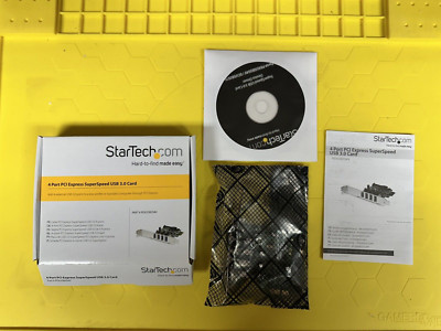 StarTech 4-Port PCI Express SuperSpeed USB Controller Card, #PEXUSB3S4V