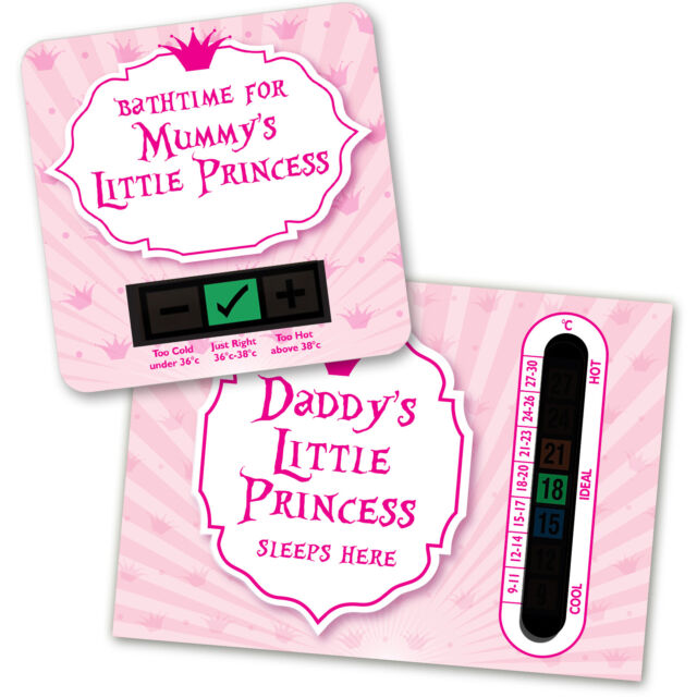 BABY ROOM THERMOMETER BATH & - MUMMY AND DADDYS LITTLE PRINCESS SET