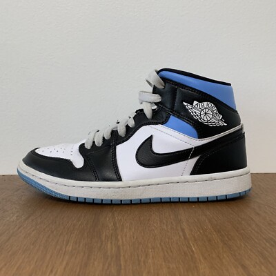 Women's Nike Air Jordan Mid University Blue High Top Sneakers