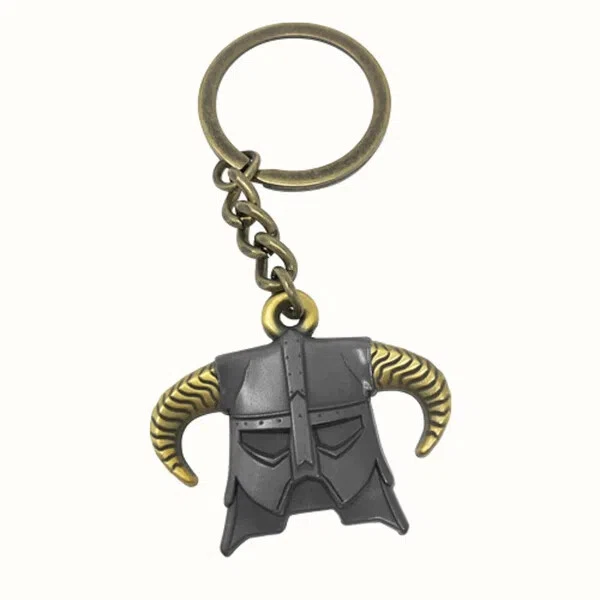 FANATTIK OFFICIAL THE ELDER SCROLLS V SKYRIM IRON HELM LTD ED KEYCHAIN KEYRING BRAND NEW