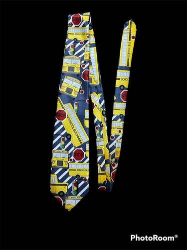UMO LORENZO “ School Bus & Traffic Signal “ Tie