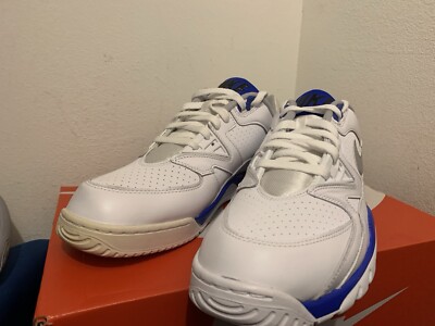 Nike Air Cross Trainer 3 Low Men Sz 13 Bo Jackson White/Blue Nike Air Cross Trainer 3 Low Men Sz 13 Bo Jackson White/Blue