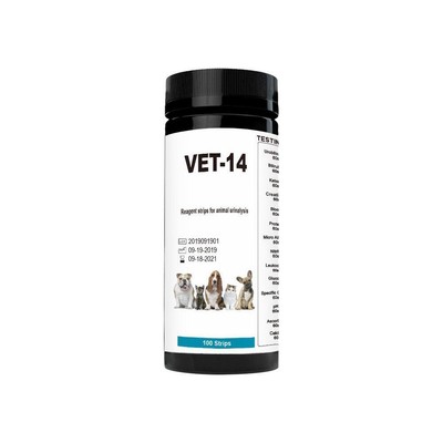 Pet Urine Test Strips 14 Parameters for Dogs Cats Accurate Monitoring