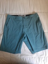Hurley Phantom Board Shorts Teal Blue Swim Beach Vacation Men  s Size 34