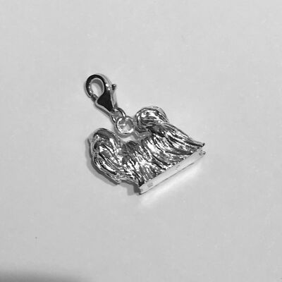 Shih Tzu (langhaarig) Sterlingsilber Hund Charm
