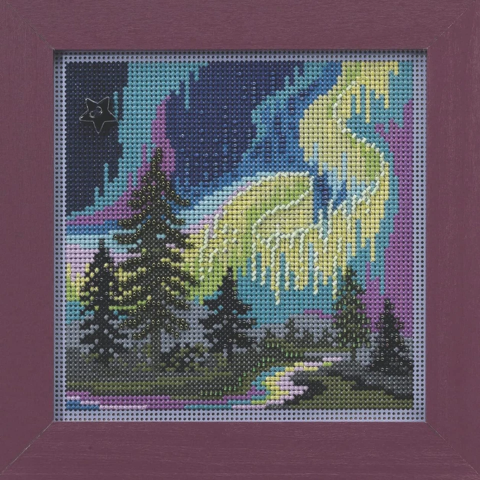 MILL HILL Buttons Beads Kit Counted Cross Stitch AURORA BOREALIS MH14-2231