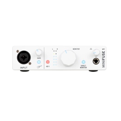 Arturia Minifuse 1 weiß - Tragbares Solo USB Audio Interface