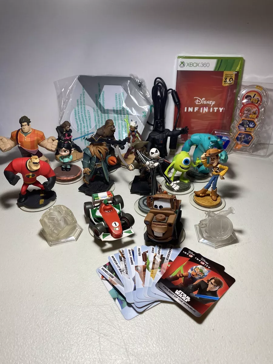 XBOX 360 Disney Xfinity Game Pieces and Characters/Figures Lot