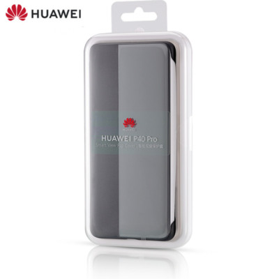 NEW Original HUAWEI P40 Pro Smart View Flip Schutzhüllen Case Luxury PU Leather