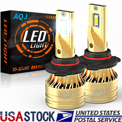 CHUSYYRAY 9012 HIR2 LED Headlight Bulbs – 6500K, 20000LM, IP67, 5-Year Warranty