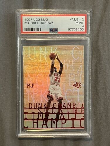 1997 UD3 MJ3 Michael Jordan #MJ3-2 PSA 9 MINT - 第 1/2 張圖片
