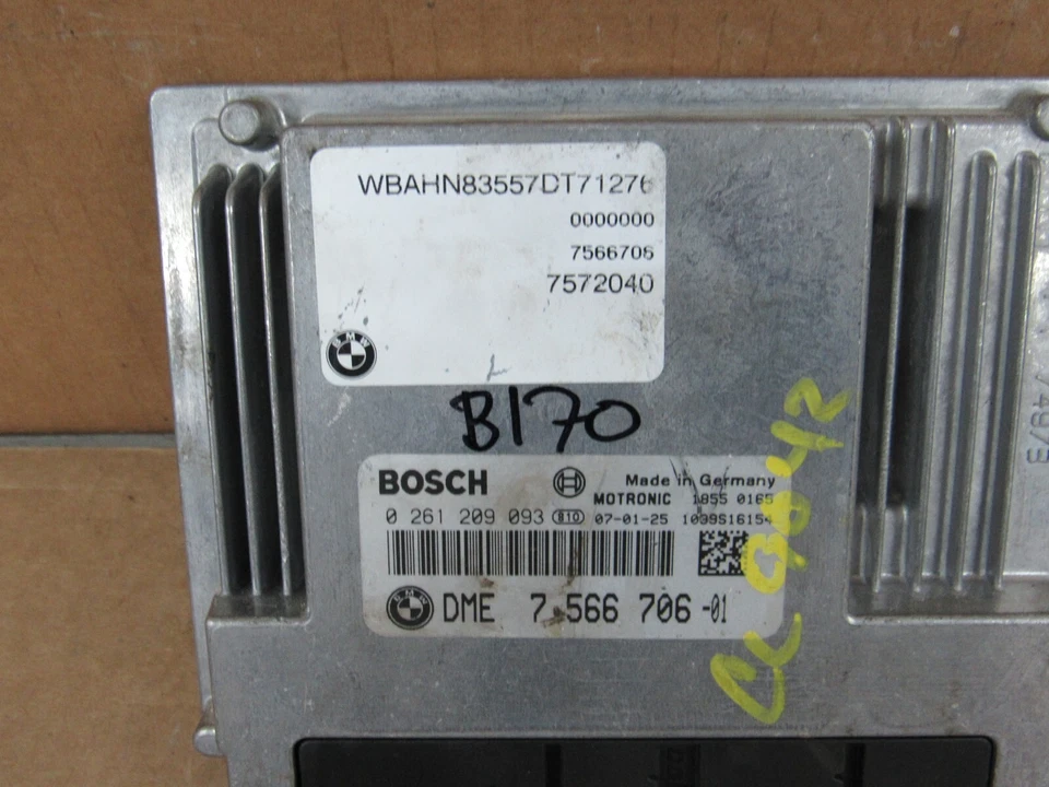 BMW 750i 2006 2007 2008 módulo informático de control del motor 4,8 L ECM OEM 0261209093 Foto 4 de 4