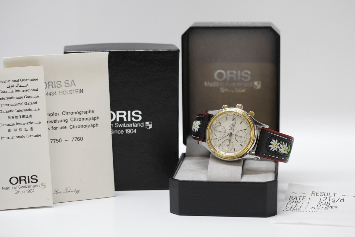 Oris SA Chronograph Automatik Winder 7415 Unisex Armbanduhr