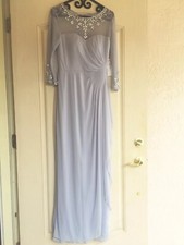 Beaded evening gown. Size 6. Lavender color.