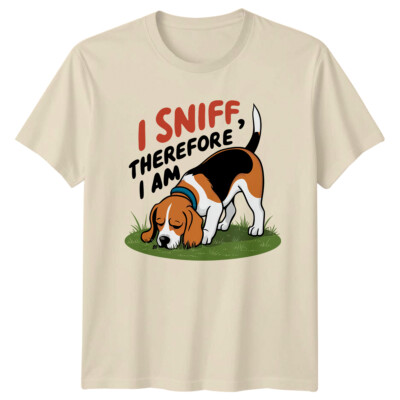 Lustiges T-Shirt Beagle Hund Ich schnüffle deshalb bin ich Zitat Haustierliebhaber Shirt