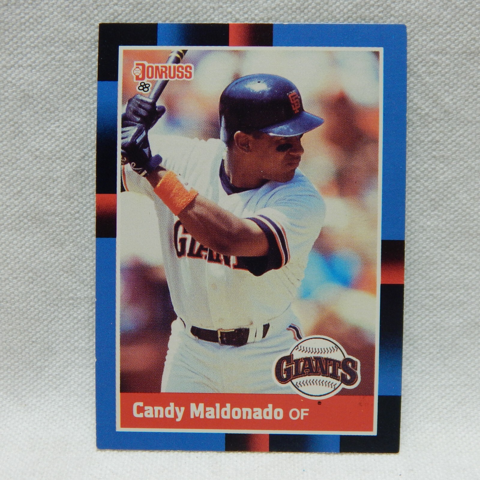 CANDY MALDONADO SAN FRANCISCO GIANTS DONRUSS BASEBALL TRADING CARD 391