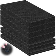 8 Pcs Pick and Pluck Foam Sheets 3 Size Polyurethane Pick Apart Foam Inserts Pad