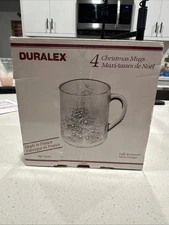 Duralex Tempered Glass CHRISTMAS MUG Set
