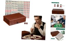 Mini Mahjong Tile Set - 146 Tiles - Portable - Chinese