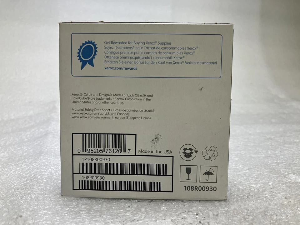 New Genuine Xerox 108R00930 4x Black Solid ColorQube Ink 8570/8580 - Image 4 of 4