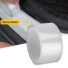 1Pcs Protector Sill Scuff Cover Car Door Plate Sticker Anti Scratch Bumper Strip