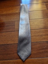 Silver Sparkling Pattern Tie - Imported from Italy
