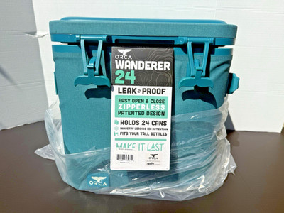 ORCA Cooler Wanderer 24 Soft-Sided Starboard BLUE New Zipperless