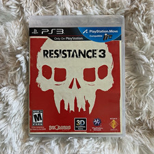 Sony Resistance 3 PS3 NTSC-U/C Shooter M 2011 Disc w/ Case & Manual