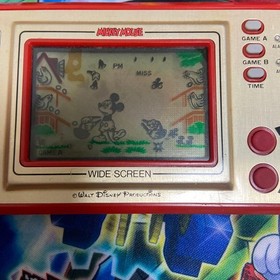 Nintendo Game & Watch Mickey Mouse 1981 Vintage fully Tested Good jp
