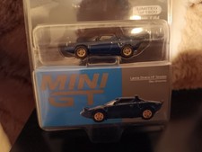 Mini GT 1:64 Lancia Stratos HF Stradale Bleu Vincennes Diecast Model MGT00411-2C