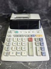 Sharp EL-1801V Printing Calculator - Office Desk Machine