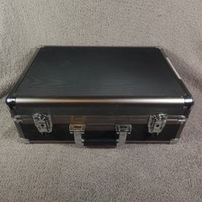 Vanguard Black Silver Aluminum Hard Storage Audio Video Camera Case 18 x 13x 7"