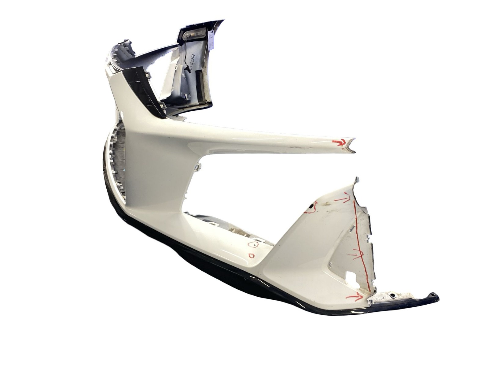 2020-2023 AUDI R8 V10 4S PERFORMANCE FRONT BUMPER COVER SHELL IBIS WHITE (T9T9)