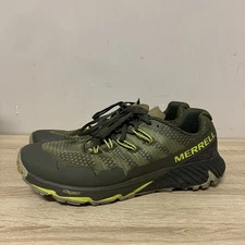 Merrell Mens Agility Peak Flex 3 Hiking Shoes Green J48891 Low Top Lace Up 11.5
