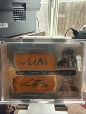 14-15 UD The Cup Dual Scripted Swatches  Matt Moulson--Cody Hodgson  /15 Dual AU