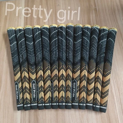 DAWNKING Medium size 13 pairs of black and yellow Golf Pride golf grips with free ship