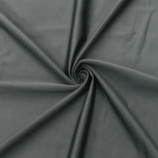 Shiny Space Gray Famous Maker Stretch Satin Tricot Yoga Swimwear Fabric