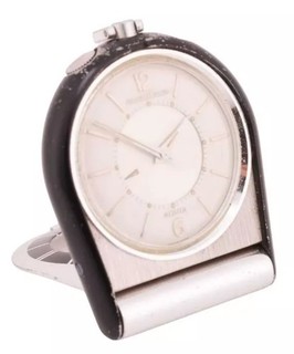 Jaeger LeCoultre Memovox Travel Alarm ClockSerial: 933052Bezel: Smooth ...
