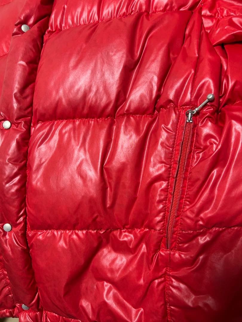 MONCLER Patch Down Jacket Blouson Coat Men Red Vi… - image 5