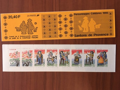 1995 Carnet Personnages célébres BC2982 Santon - Imagen 1 de 1