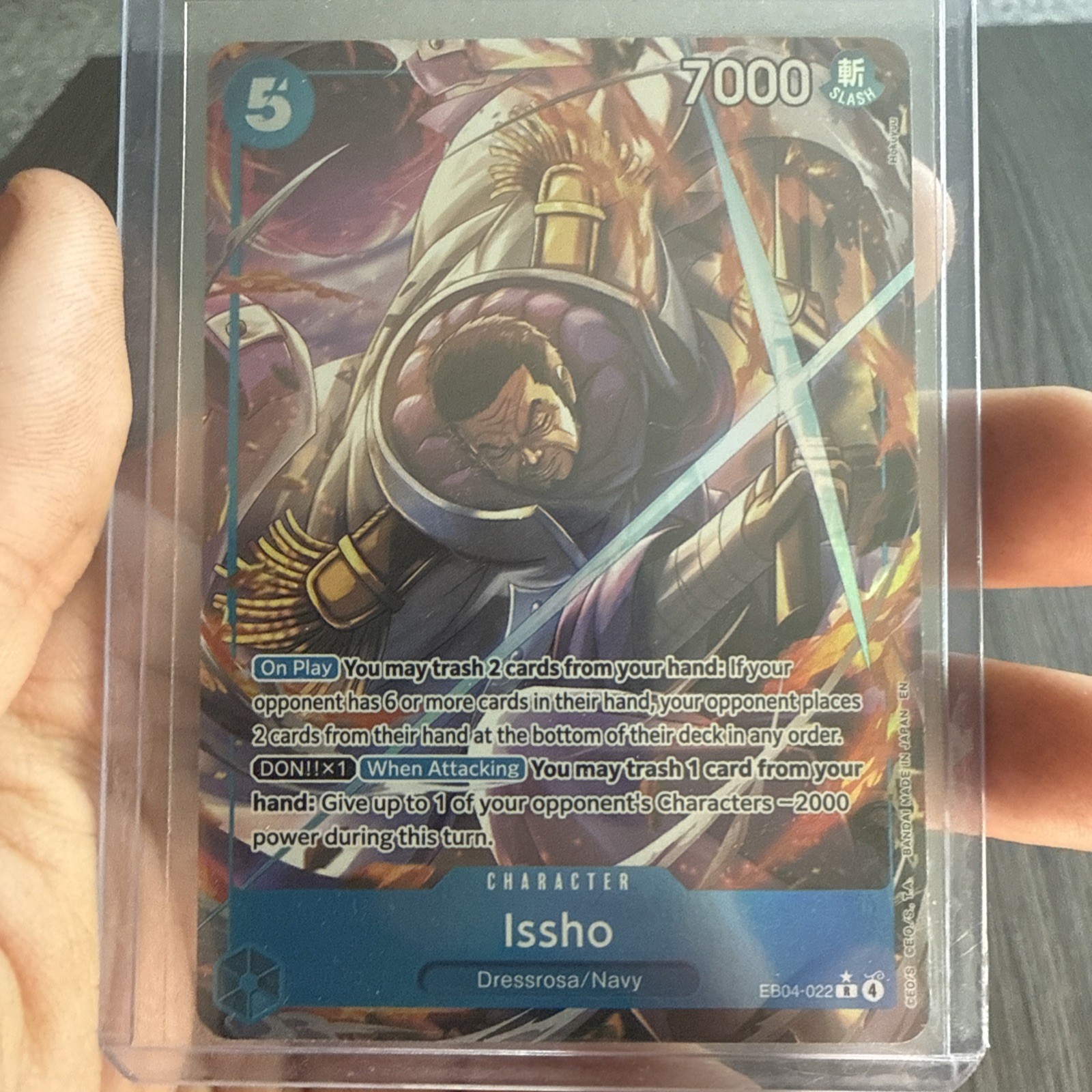 ISSHO R Alt Art EB04-022 English OP-14 The Azure Sea’s Seven