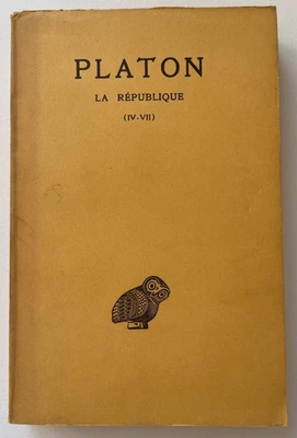 Platon La République livres IV à VII Les Belles Lettres Budé 1975 - Photo 1/4