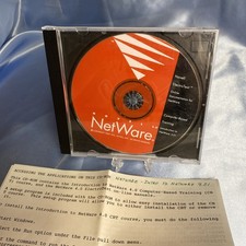 1993 NOVELL NETWARE CD-ROM ElectroText - Training - Intro to NetWare 4.01 UNUSED