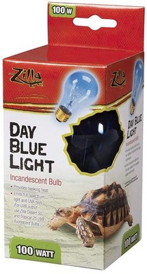 Zilla Incandescent Day Blue Light Bulb for Reptiles - 100 Watt