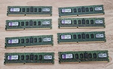 Lot of 8 4GB Kingston KVR1333D3D4R9S/4G DDR3-1333 ECC Reg Server Memory