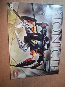 Lego Bionicle 8744 Visorak Oohnorak Instruction Manual No Bricks Used