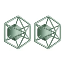 2 PCS Heavy Duty Wall Hook for Hanging Decorative Towel Hooks Green Color