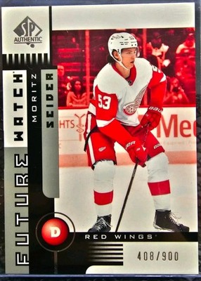 Moritz Seider 21/22 UD SP Authentic Retro Future Watch Rookie /900