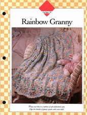 Rainbow Granny Afghan - For Baby 19 | Vanna Crochet Faves 85190-I