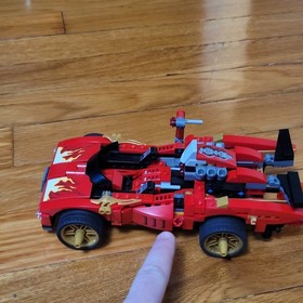 LEGO Ninjago 70727 Kai&rsquo;s X-1 Ninja Charger &ndash; no minifigs, near complete.